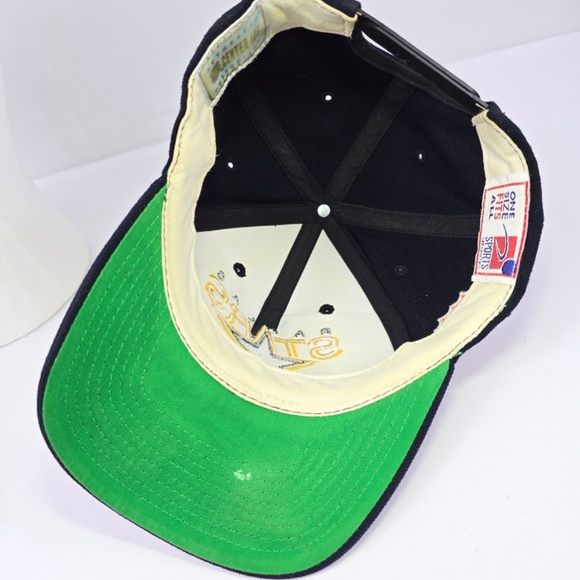 Vintage 90’s Dallas Stars Sports Specialties Plain Logo Snapback Hat NHL - Picture 9 of 11